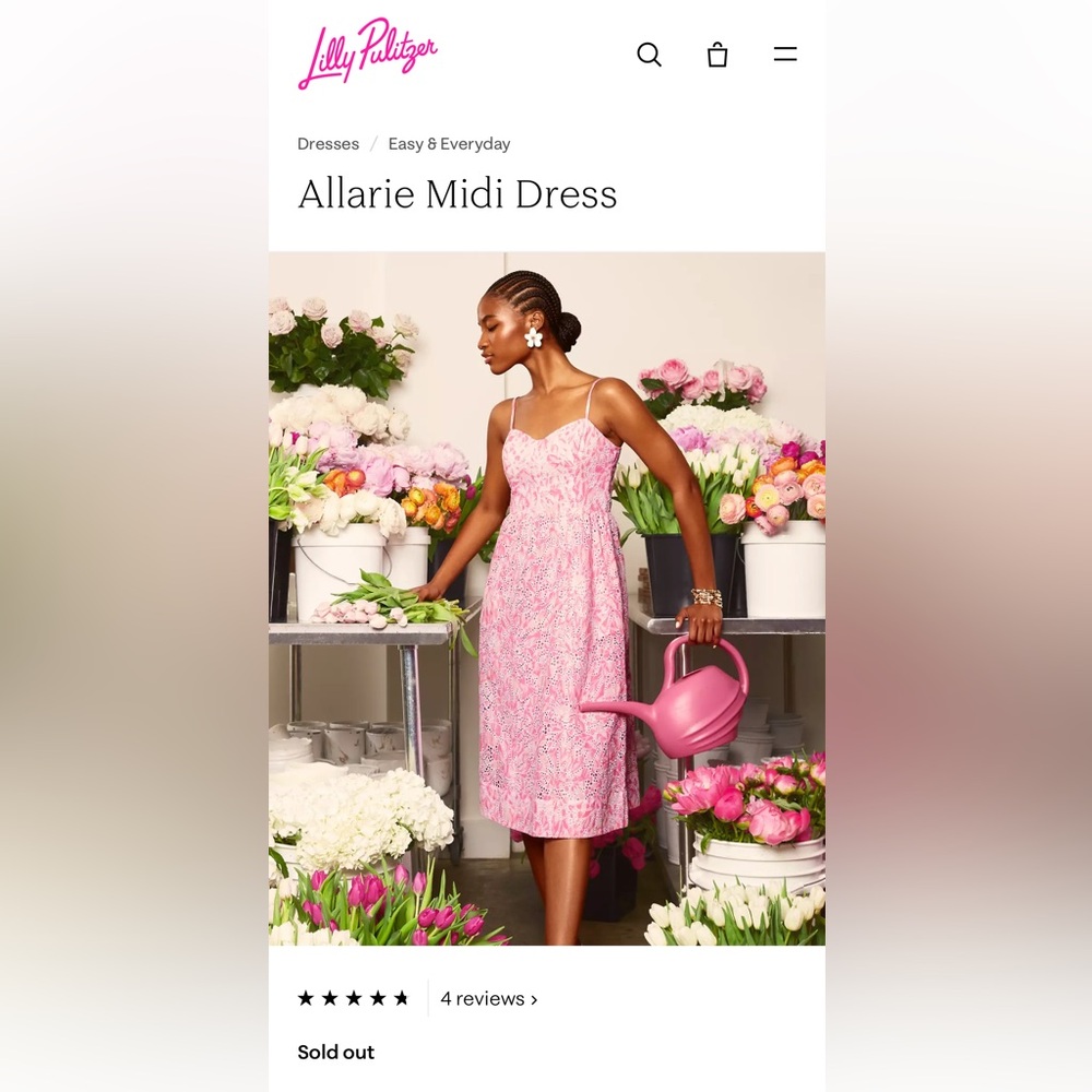 Lilly Pulitzer Allarie Midi Dress